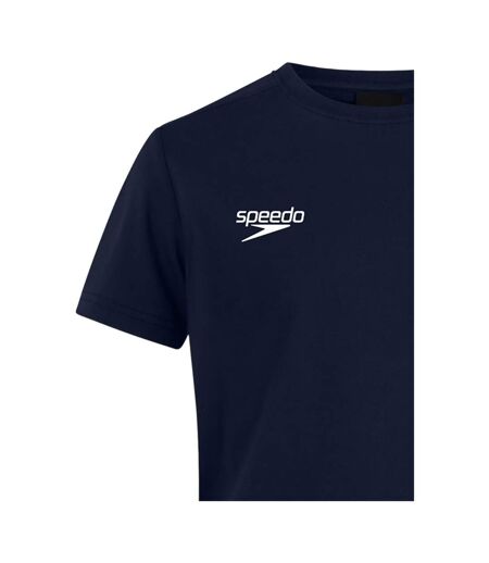 Mens Club Plain T-shirt Navy Speedo