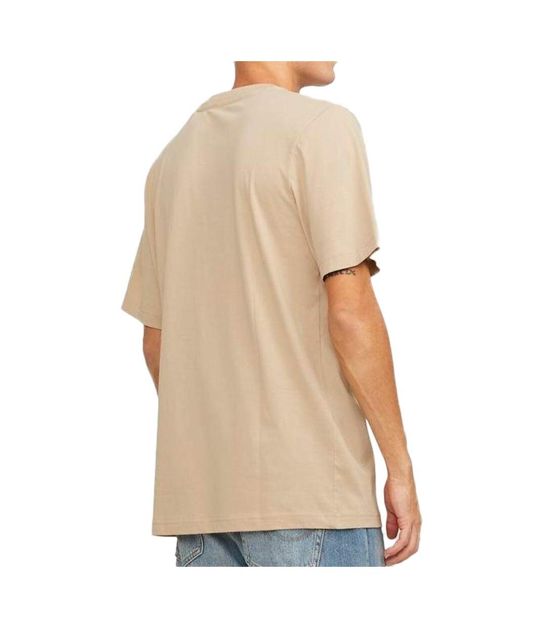 T-shirt Beige Homme Jack & Jones Bluarchie - L-2