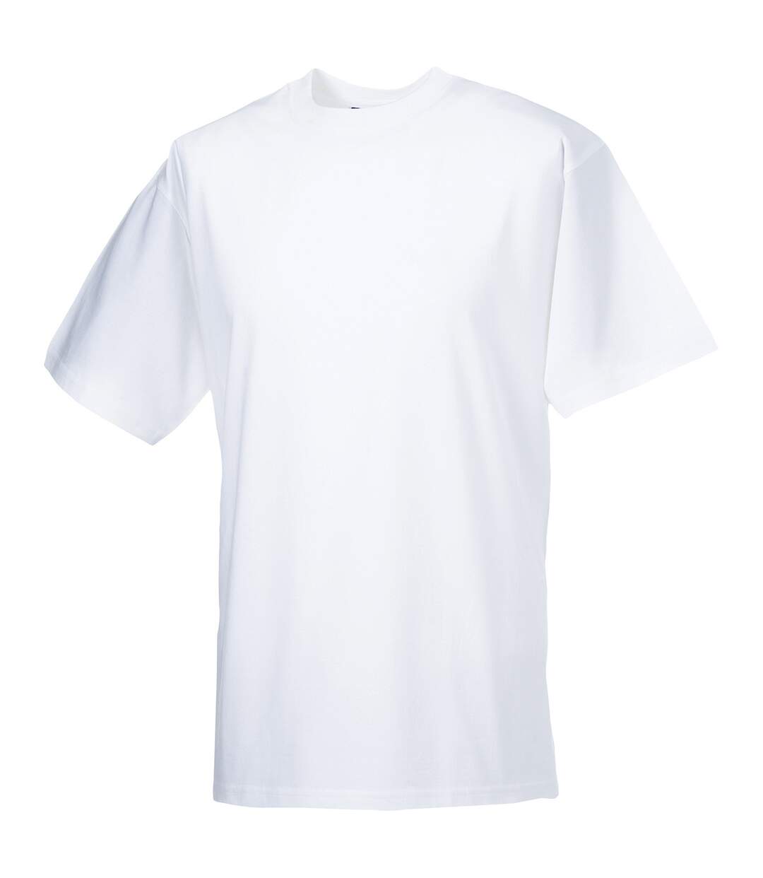 Russell Europe Mens Classic Heavyweight Ringspun Short Sleeve T-Shirt (White)