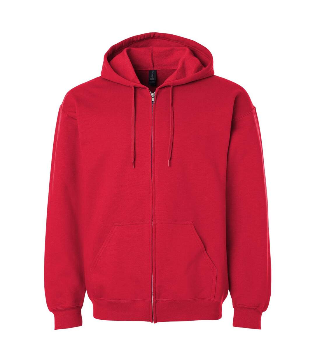 Veste À Capuche Softstyle Homme Rouge Gildan-1