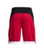 Short de Sport Rouge Homme Under Armour Baseline 10 - L