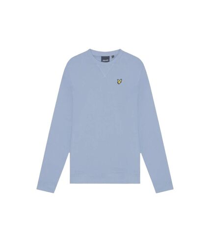 Mens crew neck long-sleeved sweatshirt crafted blue Lyle & Scott