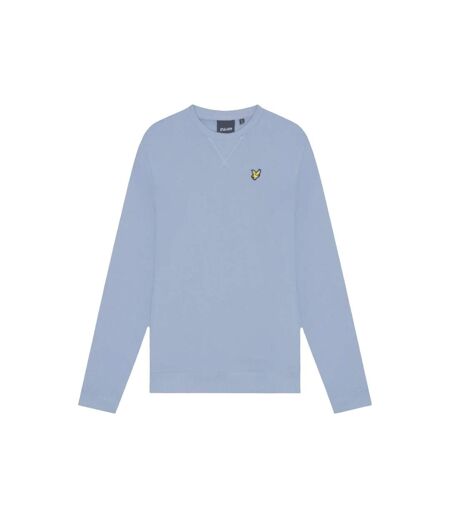 Mens crew neck long-sleeved sweatshirt crafted blue Lyle & Scott