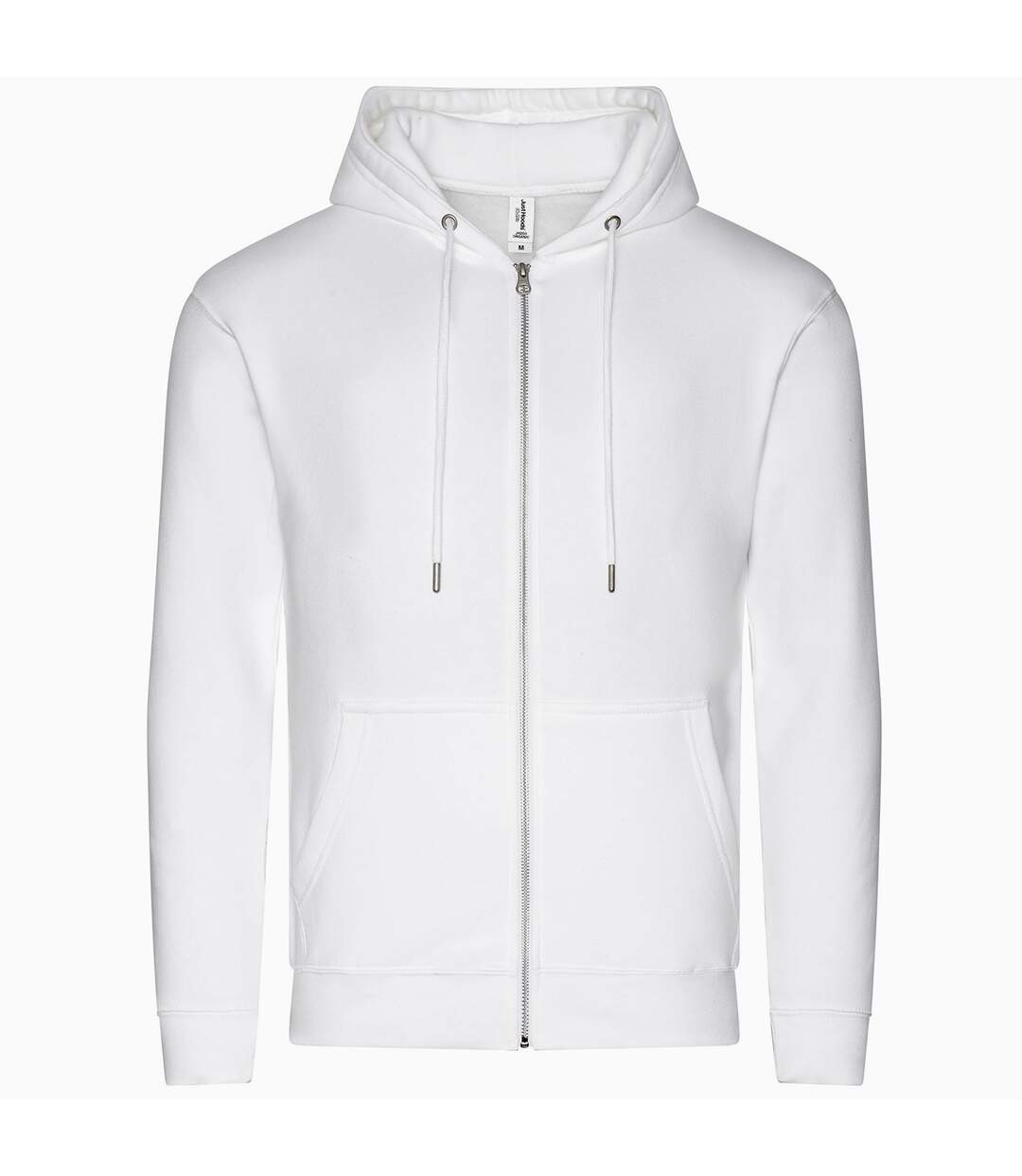 Unisex adult organic hoodie arctic white Awdis