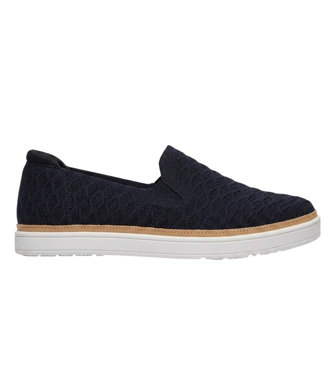 Mocassins Motif/style Texturé Coast Drive Femme Noir Skechers-3