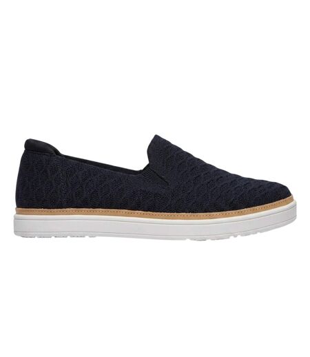 Mocassins Motif/style Texturé Coast Drive Femme Noir Skechers
