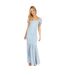 Robe Longue Femme Bleu Glacier Little Mistress-1