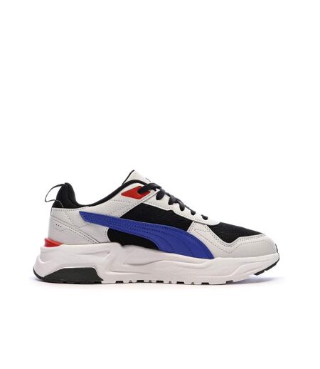 Baskets noires/blanches/bleu puma homme puma trinity 2