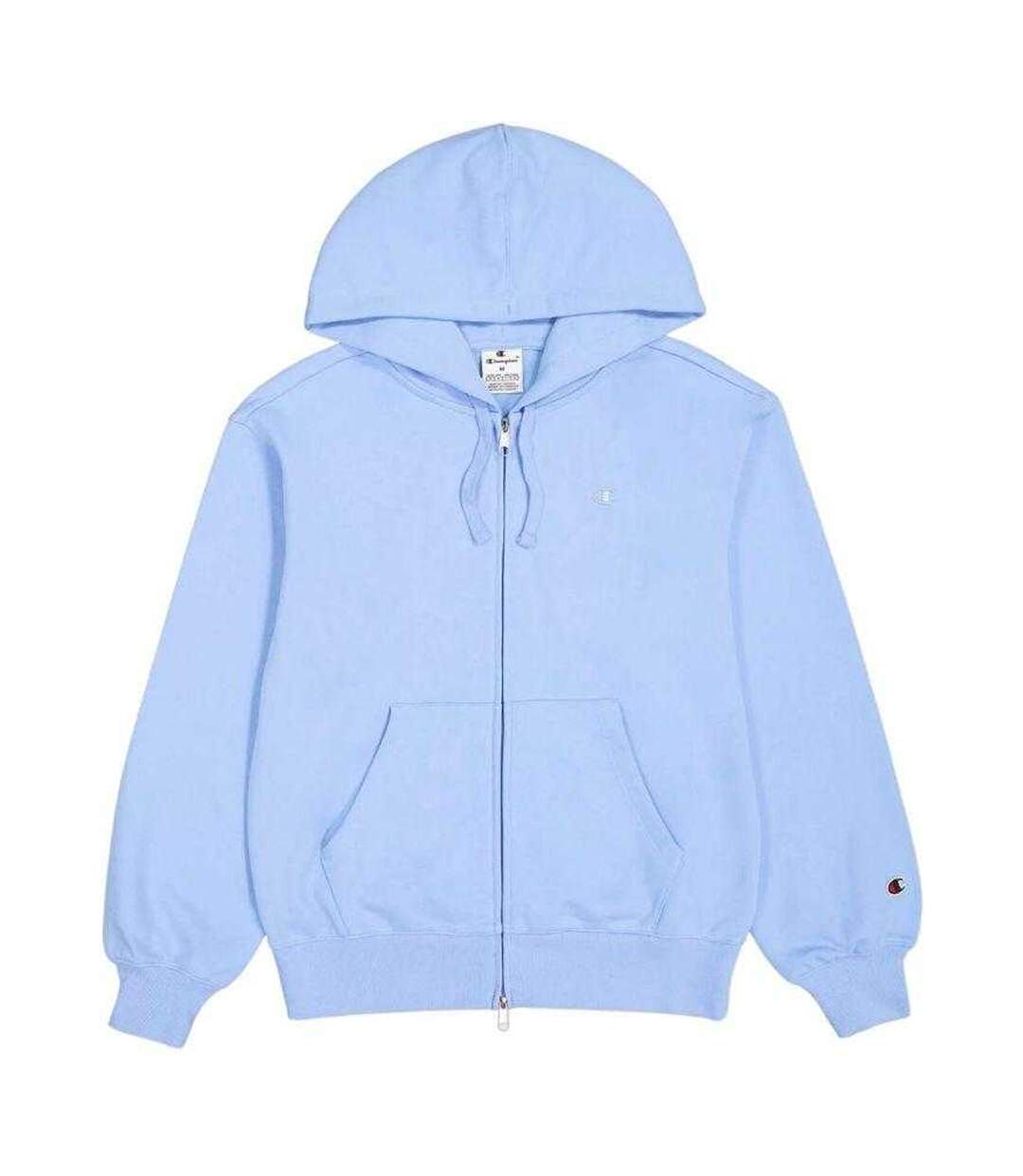 Veste À Capuche Motif/style Uni Femme Bleu Champion-2