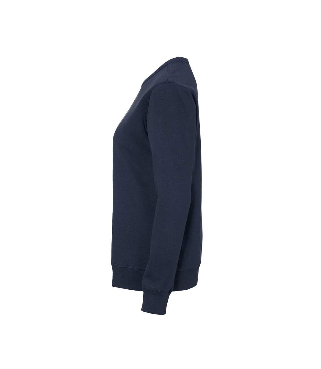 Womens/ladies Crew Neck Sweatshirt Navy Cottover-3