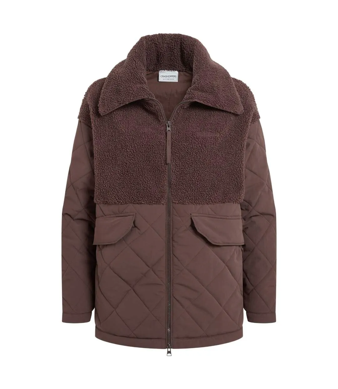 Veste Hybride Fairfield Femme Marron Foncé Craghoppers-2