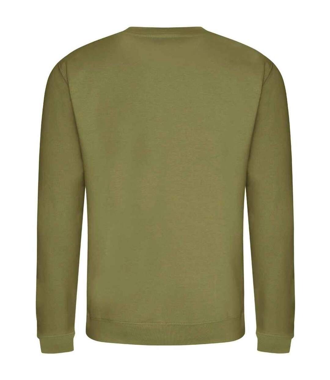 Sweat-shirt à col ras du cou pour hommes vert kaki Awdis-2