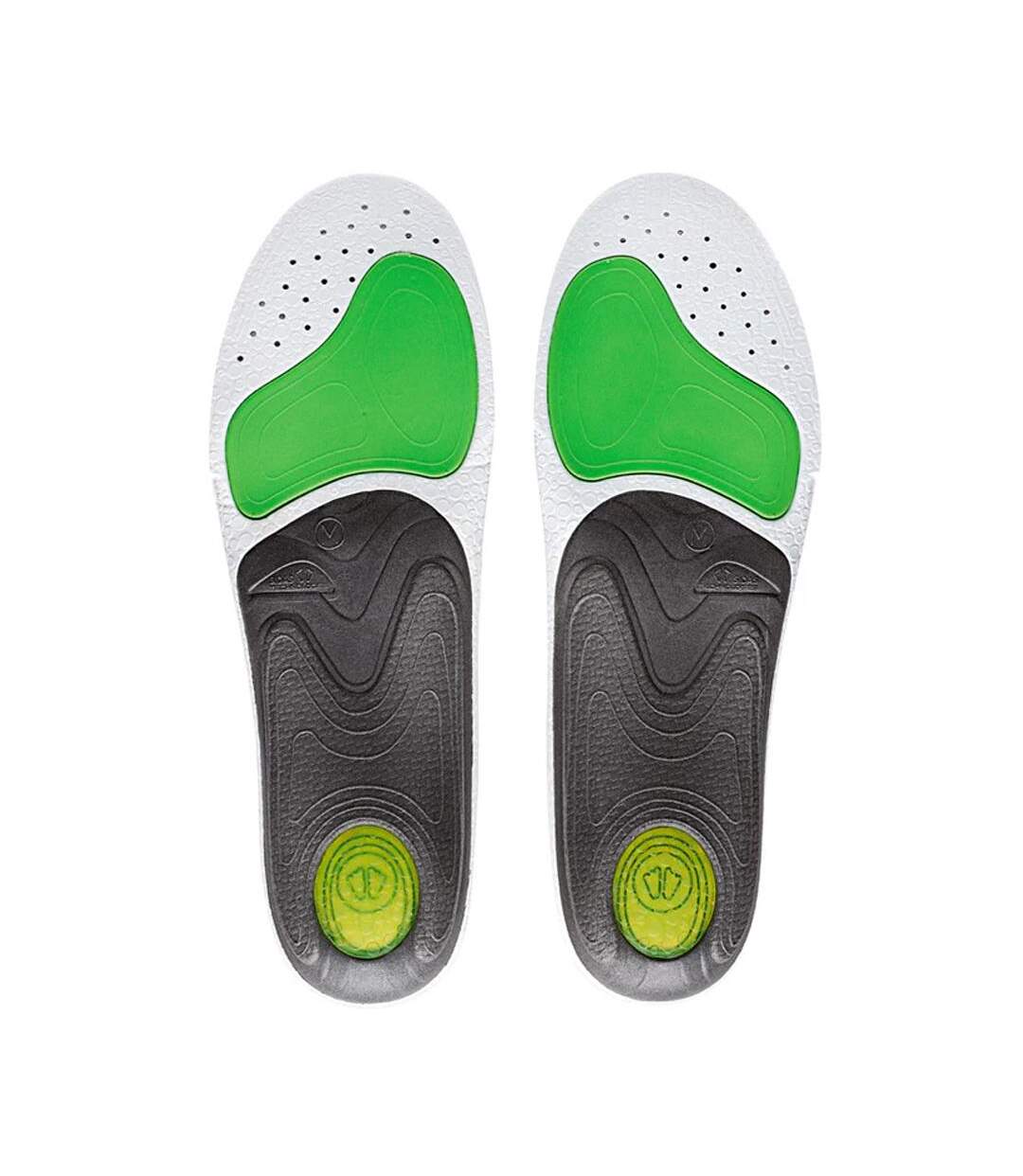 Semelle noir/vert mixte sidas 3feet activ-2