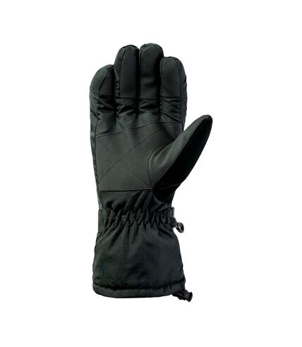 Hi-Tec Mens Elime Printed Ski Gloves (Black/Gray)