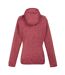 Womens/ladies newhill marl hooded fleece jacket mineral red Regatta-2