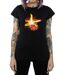Disney - T-shirt CARS LIGHTNING MCQUEEN BURST - Femme (Noir) - UTBI13849-3