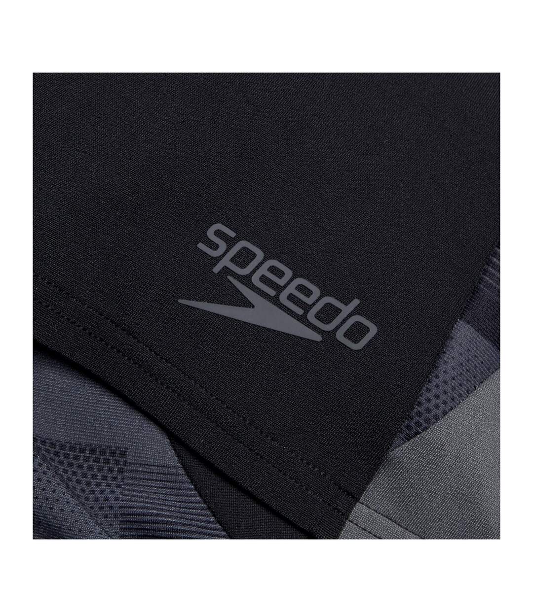Mens Endurance+ Splice Geometric Shapes Swim Shorts Black Charcoal Marine Speedo-3