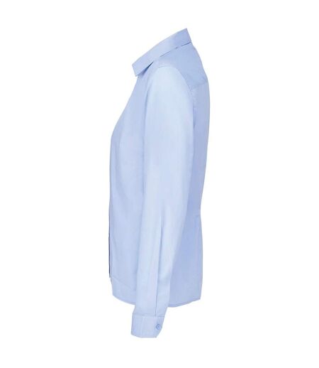 Chemise Manches Longues Bailey Femme Bleu Ciel SOLS