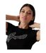 T-shirt Motif/style Strass Femme Noir Vif Guess-4