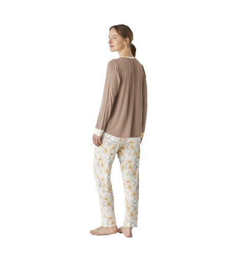 JJBEP1301 Women's Printed Long Sleeve Pajamas