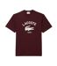 T-shirt Style Signature Imprimée Adulte Rouge Bordeaux Lacoste-2