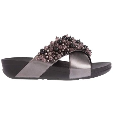Sandales lulu femme gris / noir FitFlop