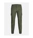 Pantalon À Poches Flake Homme Kaki Foncé Jack And Jones-1