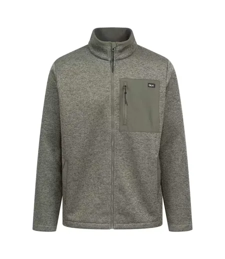 Veste Polaire Boyle Homme Vert Mousse Chiné Trespass