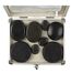 Mallette pour Massage 8 Pierres Chaudes 21cm Noir-2