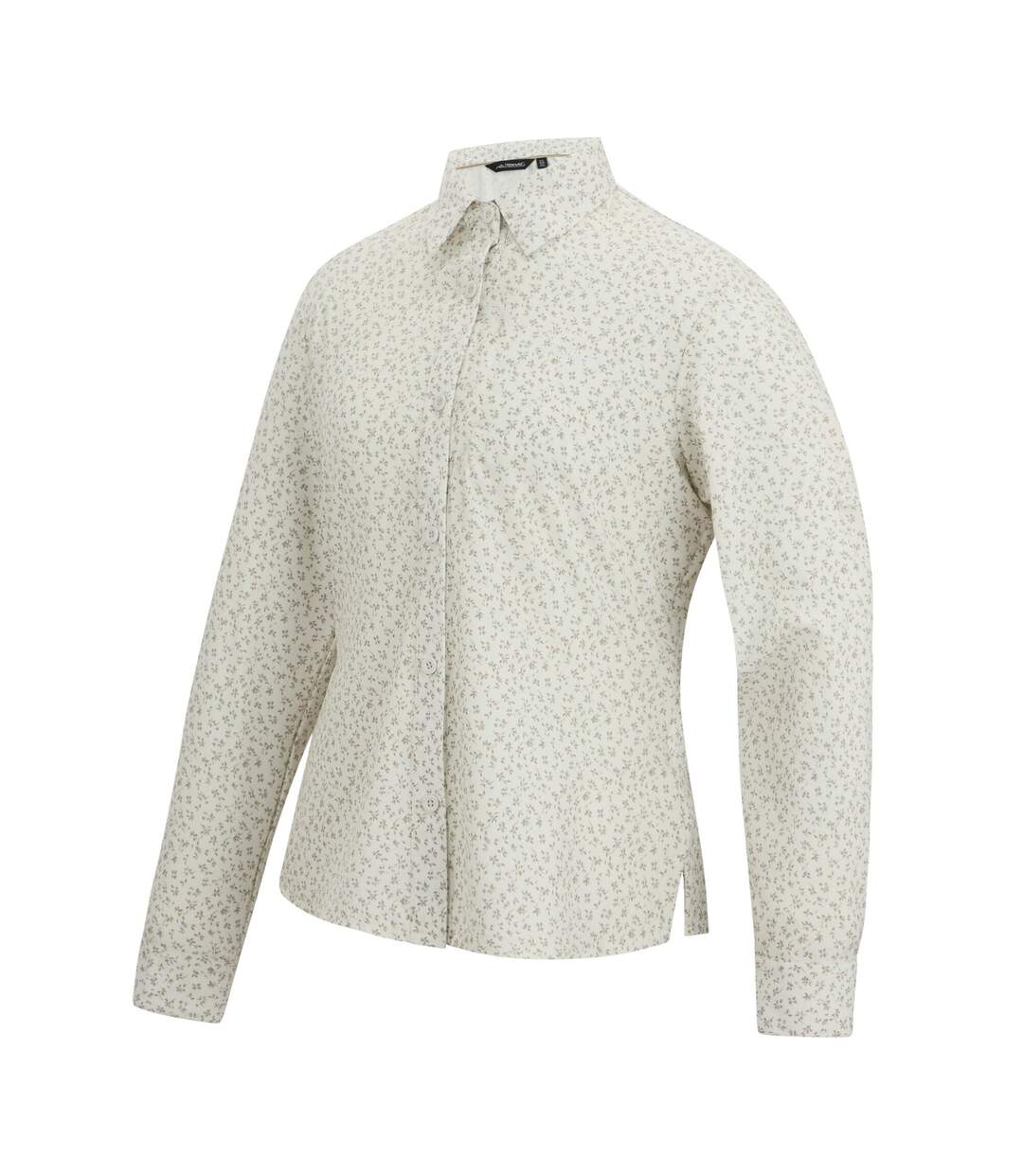 Chemisier Manches Longues Voyage Motif/style Pétale Femme Blanc Cassé Regatta-4