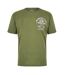 T-shirt Motif/style Imprimé Graphique Genie Homme Vert Militaire Replay-1
