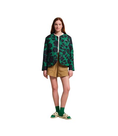 Womens/ladies Orla Kiely Floral Quilted Summer Jacket Green Regatta
