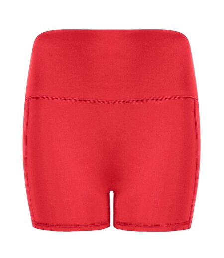 Tombo Womens/Ladies Pocket Shorts (Hot Coral)