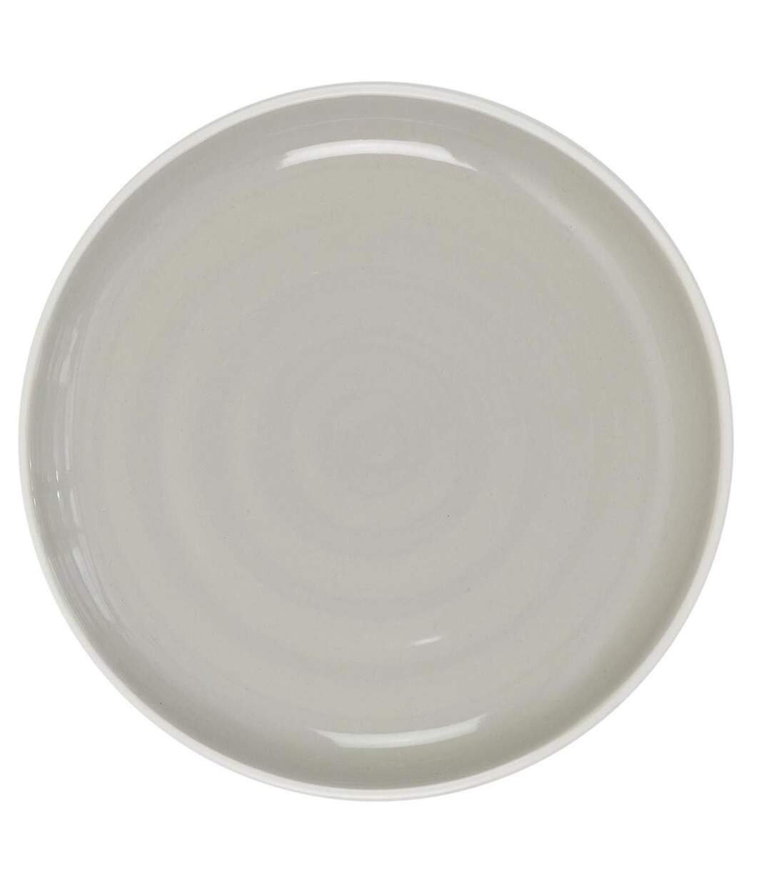 Lot de 6 Assiettes à Dessert Bicolore Mania 20cm Gris-1