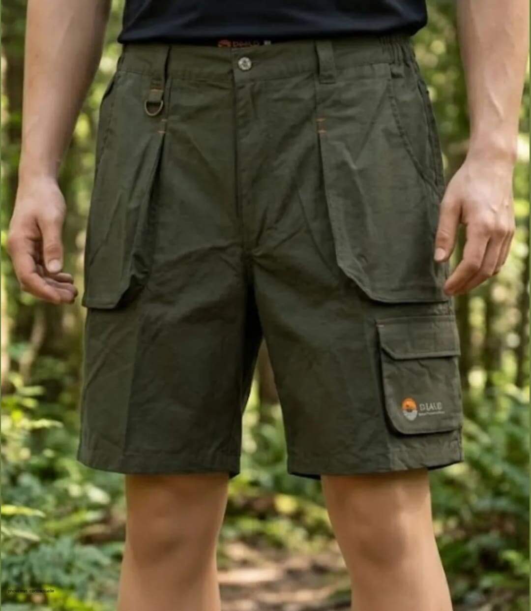 Short randonnée homme OGALO SE9012 taupe : la légèreté et la résistance du polyamide technique-1