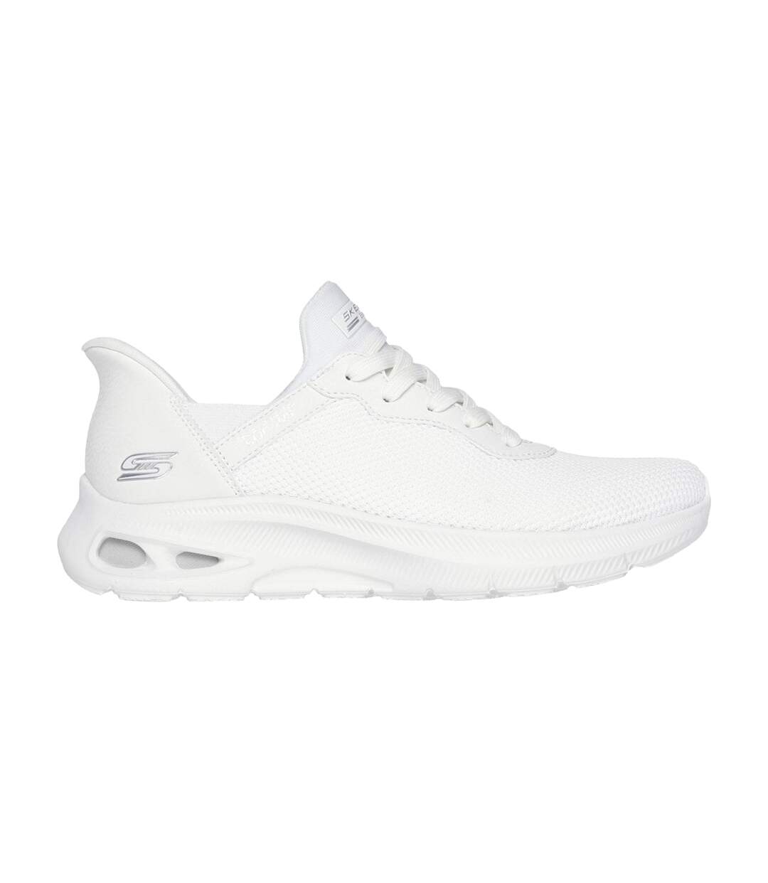 Womens/ladies Bobs Sport Unity Trainers Off White Skechers-2