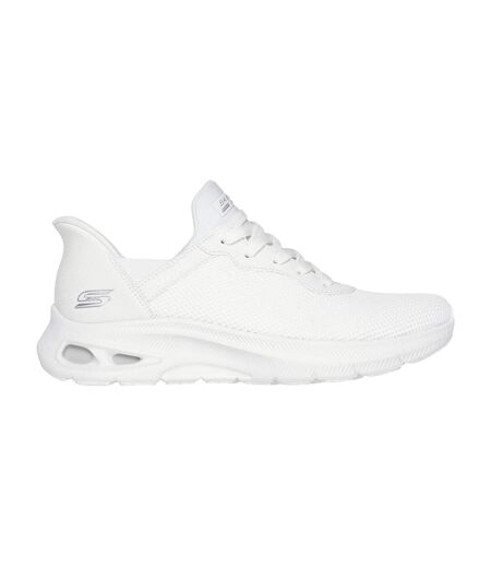 Womens/ladies Bobs Sport Unity Trainers Off White Skechers