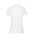 Polo premium femme blanc Fruit of the Loom-2