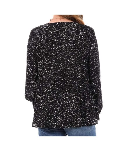 Chemise noire à motifs femme teddy smith phyl - s