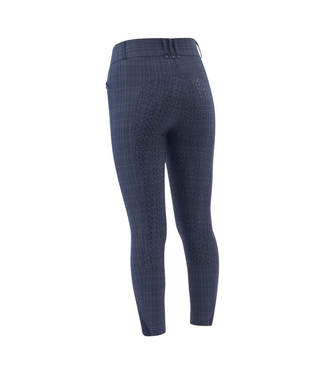 Dublin Womens/Ladies Pro Form Gel Full Seat Breeches (Navy Plaid) - UTWB986-2