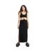 Womens/ladies Nightshade Maxi Dress Black The Ragged Priest-2