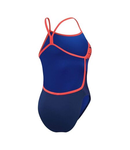 Maillot De Bain 1 Pièce Motif/style Étoile Et Rayures Placement Femme Bleu Imprimé Speedo