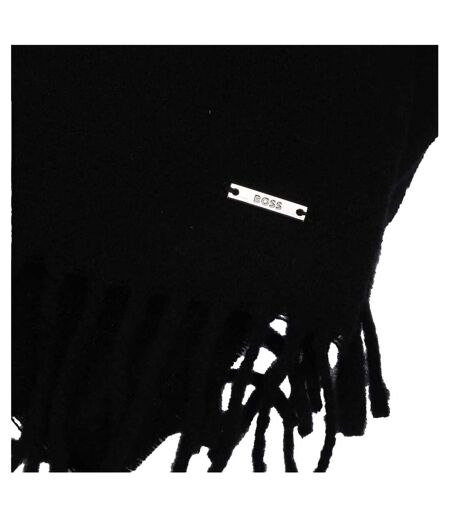 Unisex Adult Styven Fringe Scarf One Size Black Boss