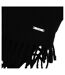 Unisex Adult Styven Fringe Scarf One Size Black Boss-3