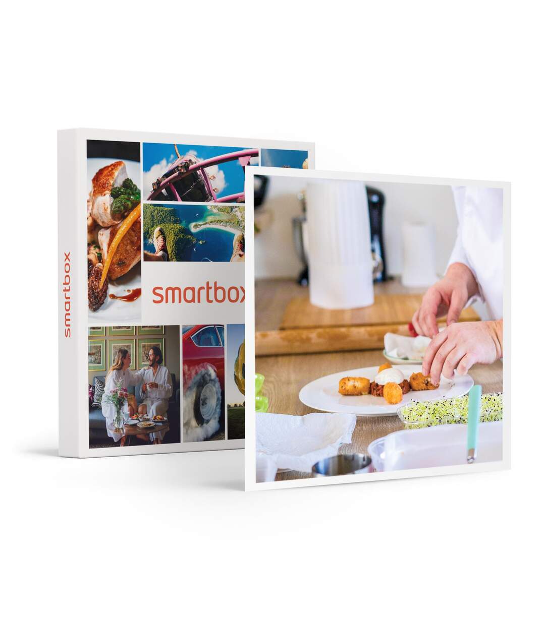 Expérience gastronomique à domicile avec menu pour 2 cuisiné et servi à table par un chef - SMARTBOX - Coffret Cadeau Gastronomie-1