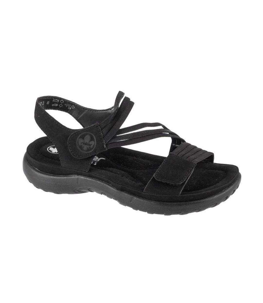 Sandales Femme Noir Rieker-1