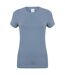 Skinni Fit Feel Good - T-shirt étirable à manches courtes - Femme (Bleu pierre) - UTRW4422