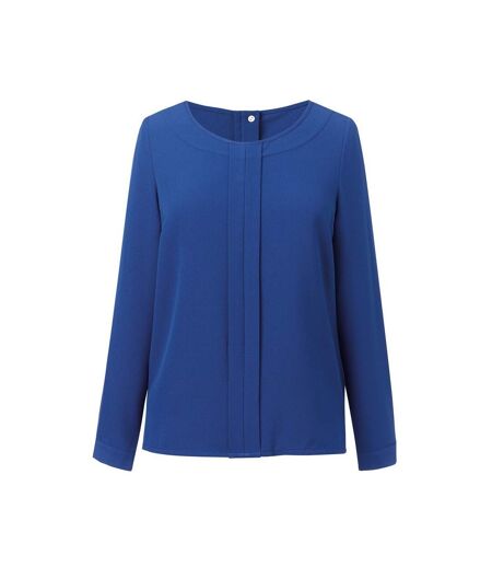Blouse Manches Longues Roma Femme Bleu Roi Brook Taverner