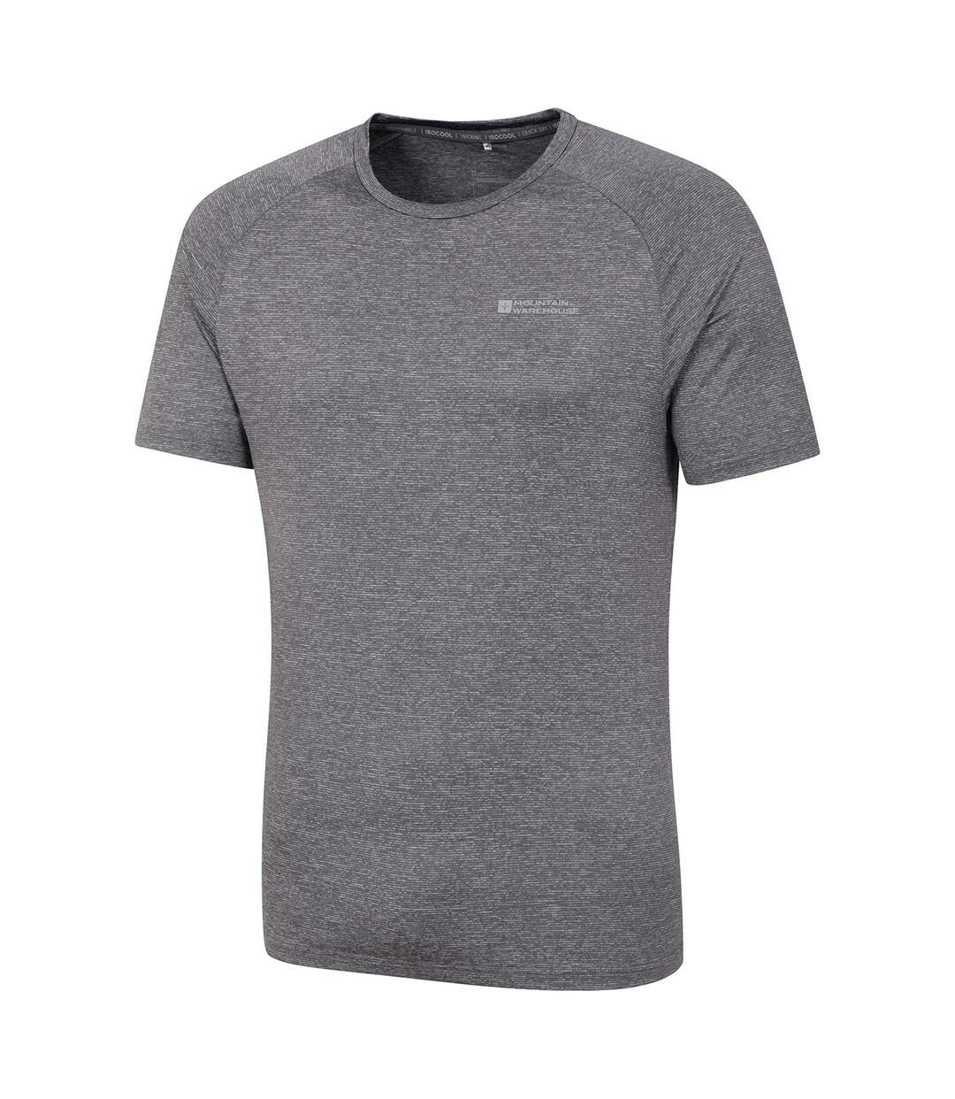 T-shirt agra homme gris foncé Mountain Warehouse-4