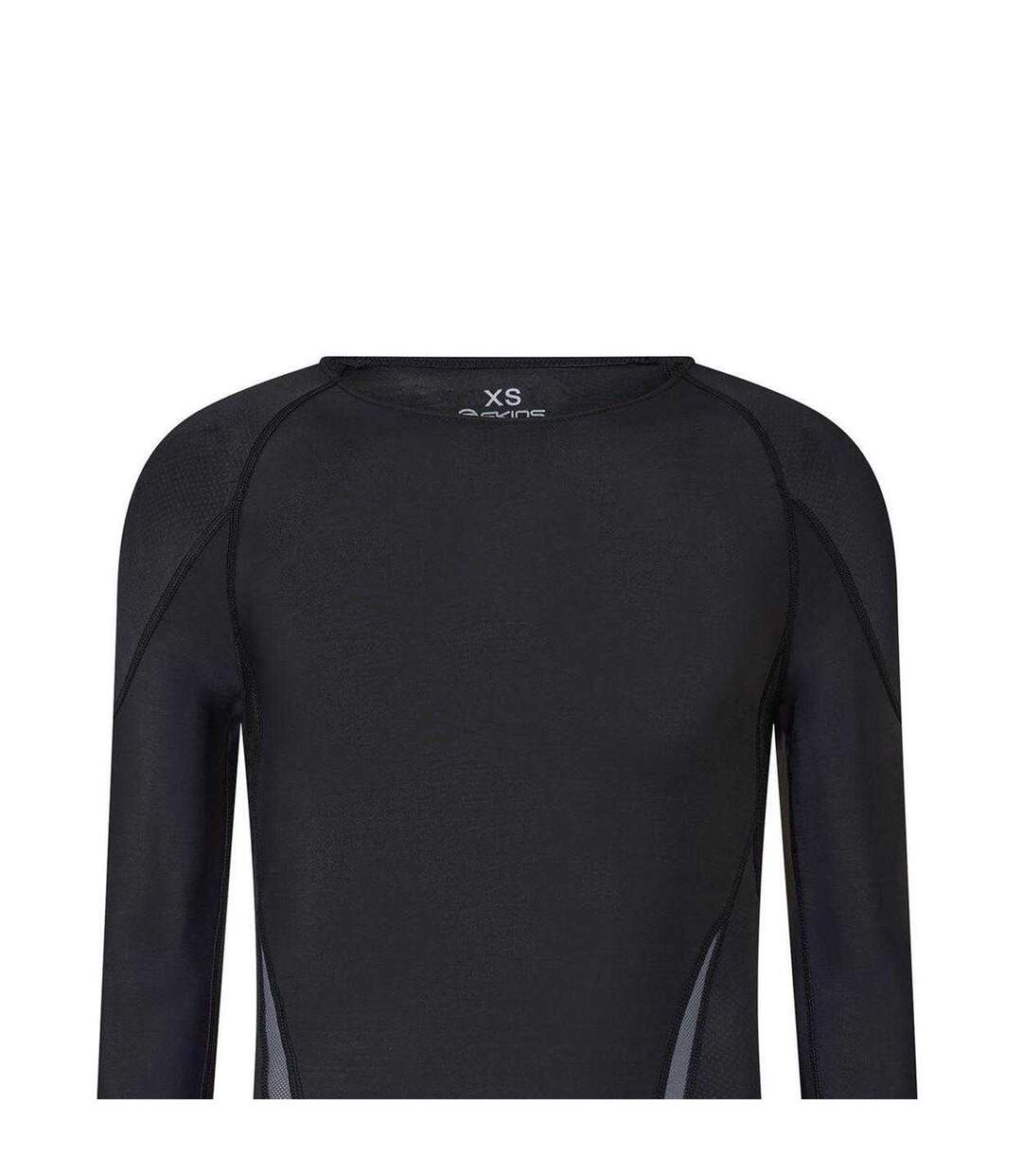 Haut Manches Longues Motif/style Uni G400 Homme Noir Jaune Skins-3